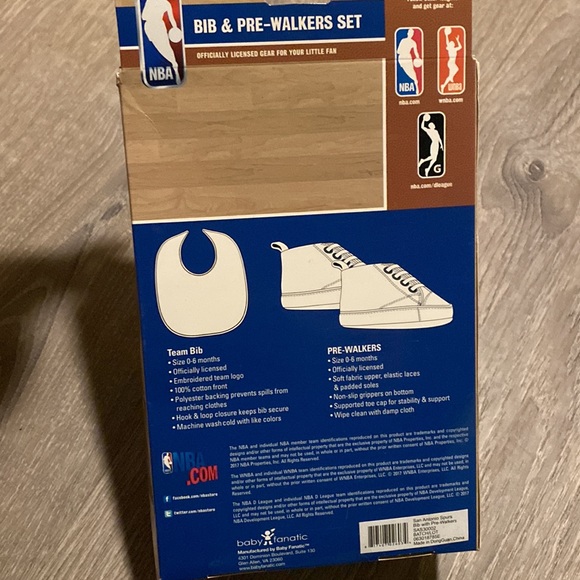 San Antonio spurs bib and pre walking shoes set - Picture 2 of 2